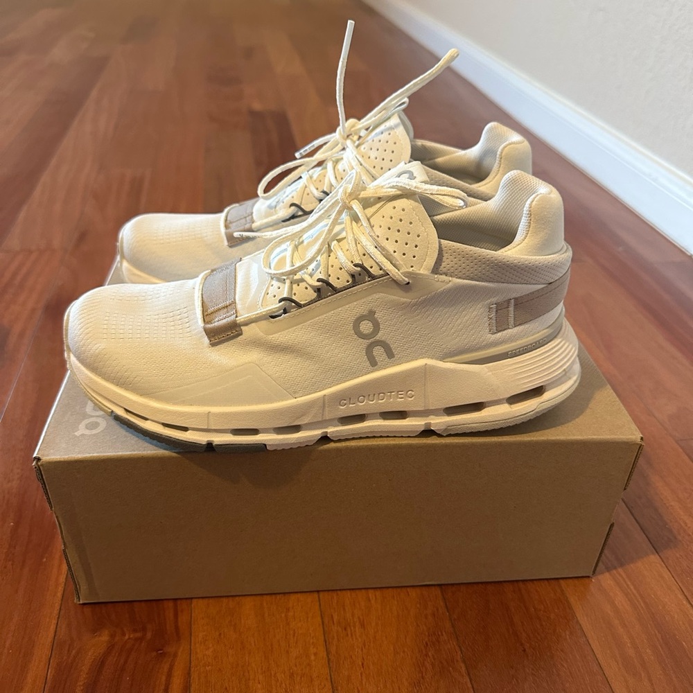 On Running Cloud Nova 2 White Sneakers